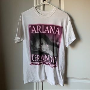 NWOT Ariana Grande sweetener tour t shirt